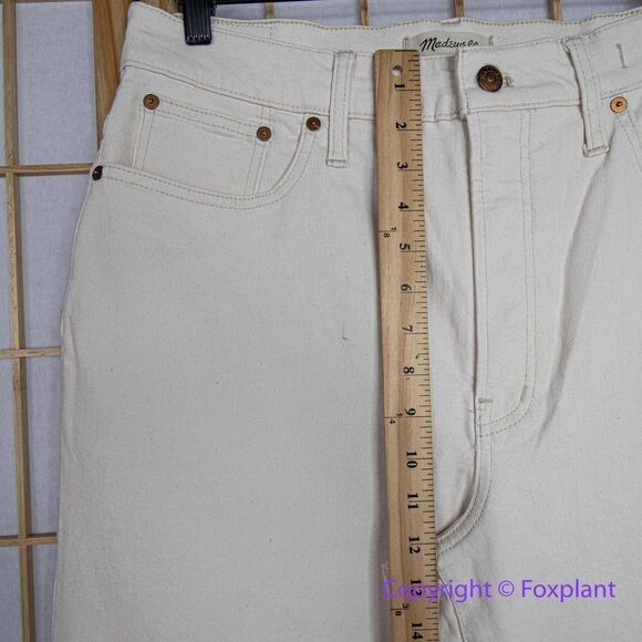 NEW Madewell The Perfect Vintage Wide-Leg Jean: Garment-Dyed Edition,‎ 31 - Picture 6 of 16